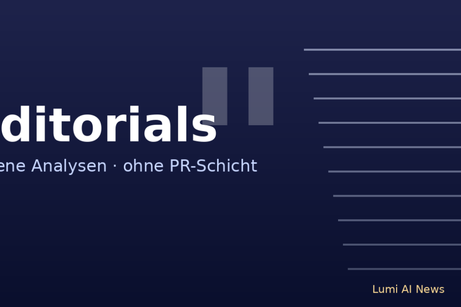 Lumi AI News Hero v3 — Editorials