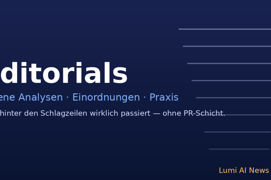 Lumi AI News Hero — Editorials